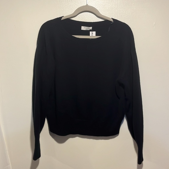 NWT! Babaton Black Session Luxe Cashmere Sweater - Picture 1 of 9